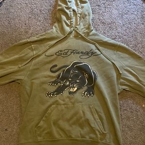 Green Ed Hardy hoodie